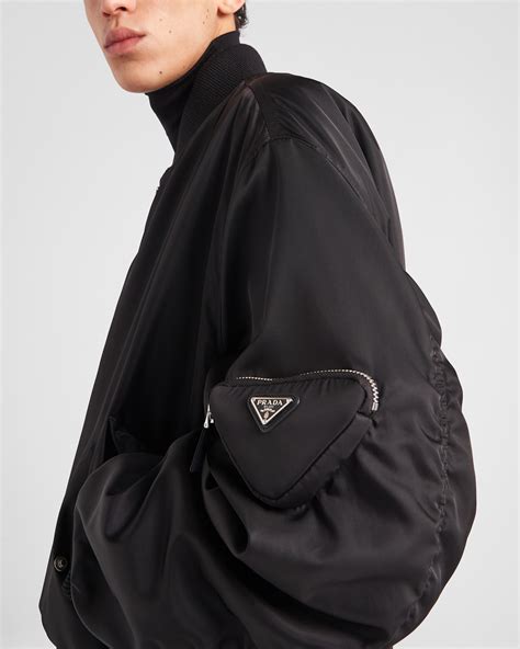 black prada bomber jacket.